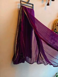 Purple Dupatta