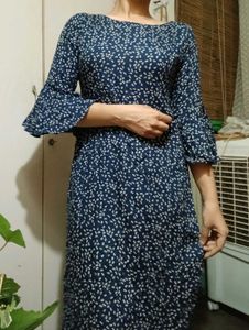 Bell Sleeves Kurti Long