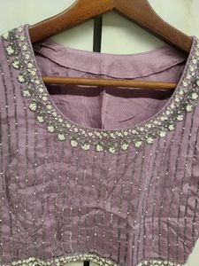Ethnic Lavender Co Ord Set