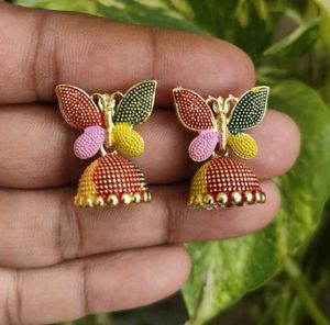 Butterfly Jhumka Earrings