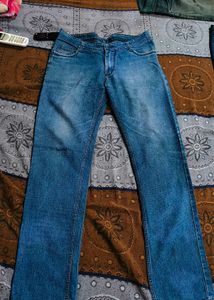 Blue Denim Jeans New Condition For Sale!
