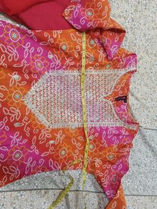 Bandhani Print Kurta