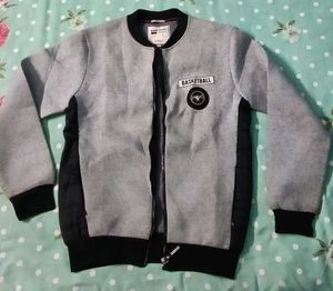 Cool Grey Basketball Jacket