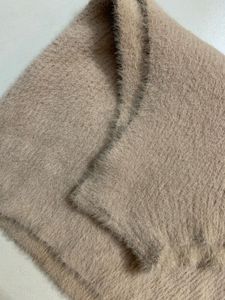 Beige Sleeveless Knit Top