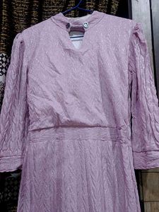 Baby pink glitter Dress