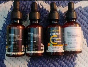 (Pack Of 4) 3 Elibliss Vitamin C +1Ubtan Face Seru
