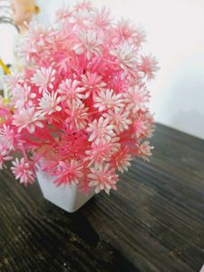 Pink Artificial Plant Decor