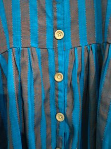 Blue Striped Kurti