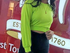 Neon Crop Top