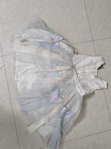 Butterfly White Frock
