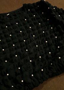 Black Pearl Embellished Top