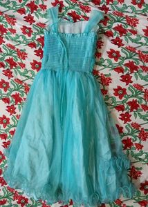 Sky Blue Princess Gown For Girls