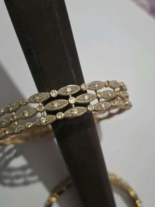 Elegant Silver-Tone Bangle Bracelet