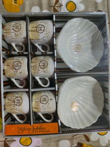 6 Cup Set And 2 Snacks Bowl