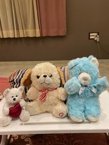Cute Plush Teddy Bear Trio