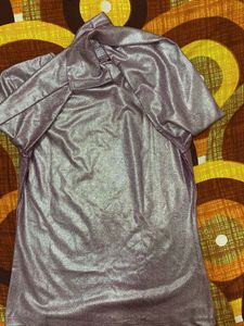 Sparkly Cutout Long Sleeve Top