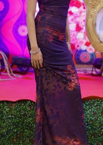 Stylish Purple Maxi Dress