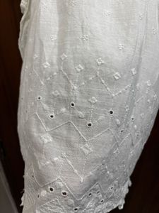 White Embroidered Dress