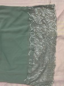 Mint Lace Trim Cami Top