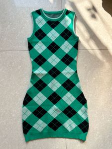 Argyle woollen Knit Dress