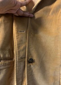 Vintage Tan Velvet Blazer