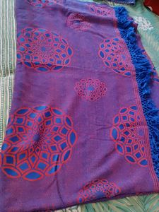 Purple Patterned Bedcover