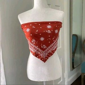 FOREVER 21orange Floral Bandana