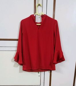 Red Hot Party Top By AND