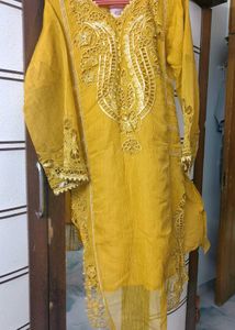 Pakistani Cutwork Dress