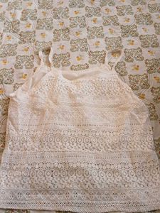 White Lace Tank Top