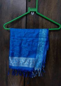 Blue Banarasi Stole