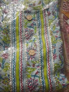 Floral Print Kurta