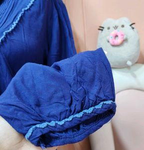 💙 Elegant Blue Pussy-Bow Blouse! 💙