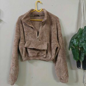 shein fuzzy pullover