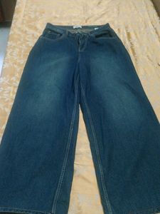 Wide Leg Jeans - Y2K Style