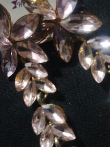Sparkling Floral Statement Earrings