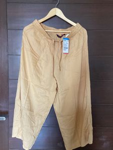 Rangmanch Beige Colour Palazzo (L/XL)