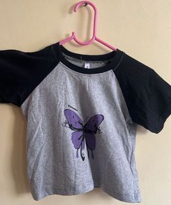 Gray &amp; Black T-Shirt