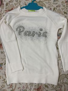 Paris Rhinestone Sweater