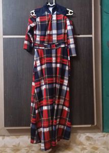 Blocked Maxi Dress
