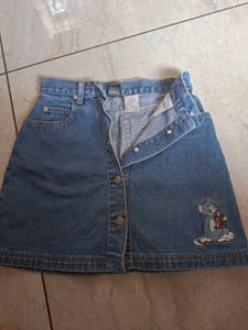 Girls Denim Skirt