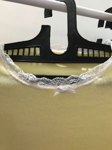 Yellow Cute Bow Top