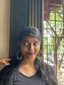 Oxidised Hoop Jhumka