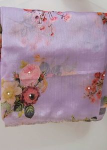 Floral Lavender Saree