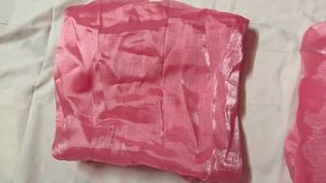 Pink Shimmering ORGANZA CLOTH PEICE 2