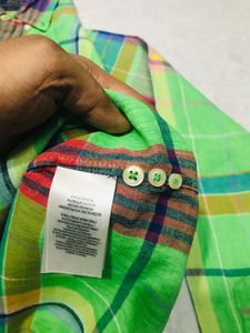 Polo Ralph Lauren 100% Linen Madras Check Shirt