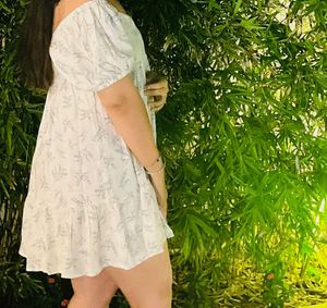 Floral Print Mini Dress