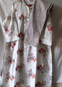 Biba Kurti With Bottom For Summer #biba#kurtipant