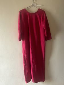 Semi Woollen Night Wear And Feeding Gown