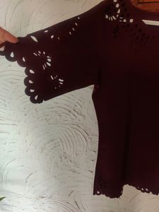 Wine/Burgundy colour Top
